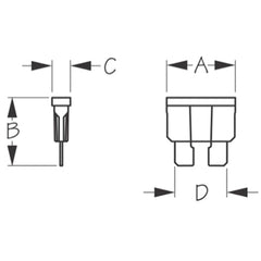 Sea-Dog 445190-1 Mixed ATO/ATC Fuse Kit