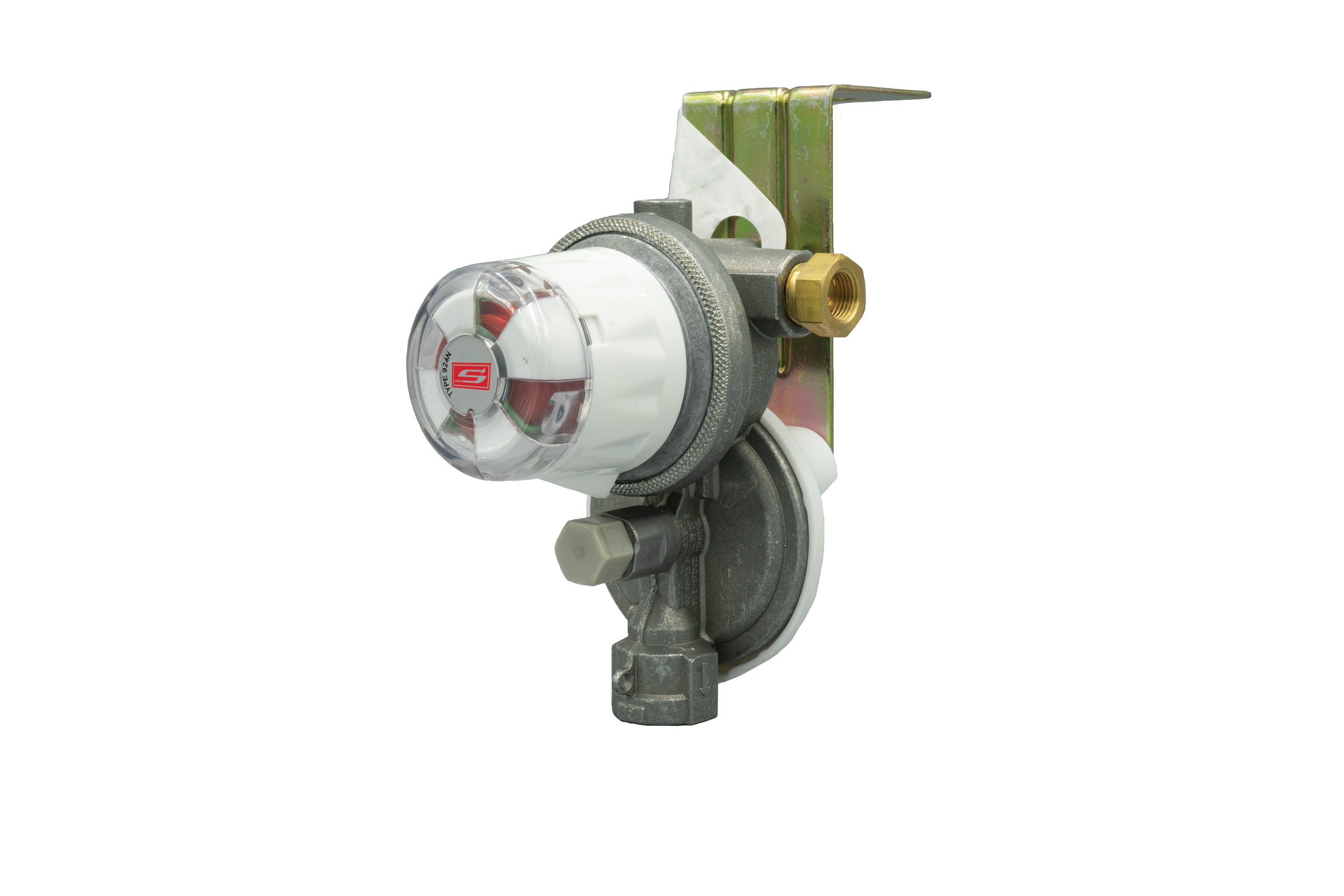 Suburban LP-PT20F RV Type-1 ACME Nut Pigtail, 1/4" I.D. Hose, Type-1 ACME Nut x 1/4" Inverted Flare 20"