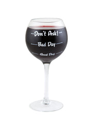 BigMouth BMWG-0017 "How Was Your Day?" Wine Glass