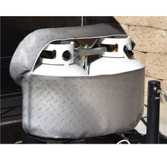 ADCO 2712 Diamond Plated Vinyl Propane Tank Cover - Double Tank, 20 lb./5 Gallon