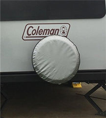 ADCO 9755 Diamond Plated Vinyl Spare Tire Cover - "F" 29" Diameter Wheel