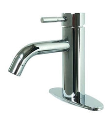 Empire Faucets VF77CH-E Single Lever Bathroom Vessel Faucet with Optional Deckplate - 6-3/4", Chrome