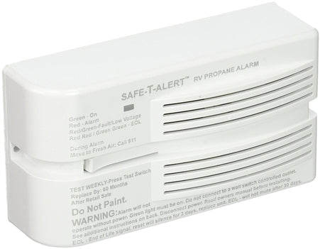 Safe-T-Alert 40-441-P-WT Propane/LP Gas Alarm - 12V, 40 Series Surface Mount, White