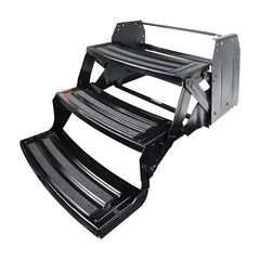 Lippert 432687 24" Radius Corner Manual Step - Triple, 7" Rise