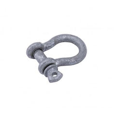 Whitecap S-1530P Galvanized Steel Shackle - 1/4" Rope Size