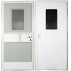 AP Products 015-217720 RV Square Entrance Door - 30" x 72", Polar White