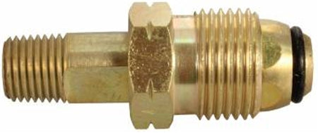 JR Products 07-30075 Excess Flow Pol - 1/4" MPT x Male POL 2-3/8" Long