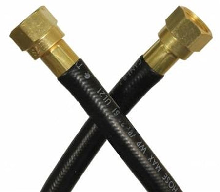 JR Products 07-30935 1/4" LP OEM Supply Hose - 48", 3/8" Female Swivel Flare Ends
