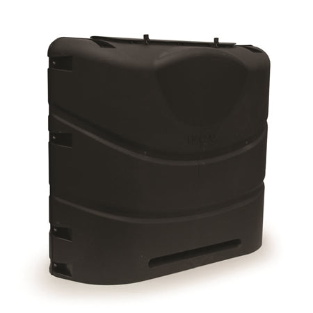 Camco 40539 Heavy-Duty Propane Tank Cover for 30 Lb. Steel Double Tanks - Black