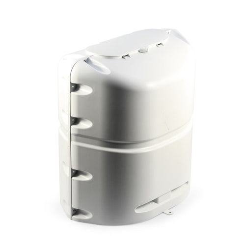 Camco 40564 LP Tank Cover - Fits 20 lb. Single Tank, Polar White