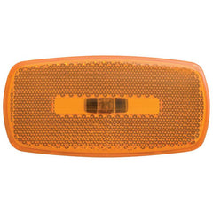 Optronics MC32ABS Mark Light Oval Black Base Amb