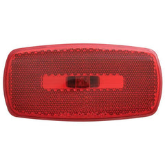 Optronics MC32RBS Mark Light Oval Black Base Red