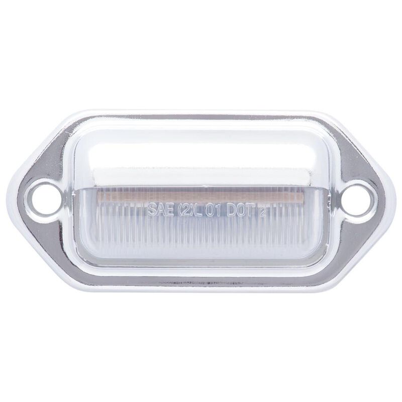 Optronics LPL31CS Led Mini Chrome License Retail