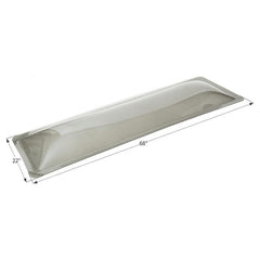 Icon 12174 RV Skylight SL1864 - 64" x 18" x 4", Dark Smoke
