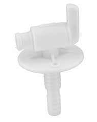 Valterra A01-2025VP Universal Drain Valve - Barbed, White (Carded)