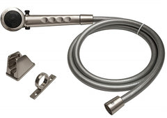 Dura Faucet RV Single Function Shower Head and Hose - Brushed Satin Nickel
