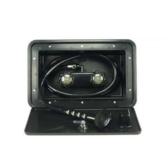 Dura Faucet RV Exterior Shower Box Kit - Black