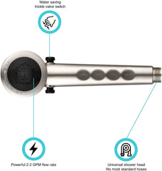 DURA Faucet Economy RV Hand Held Shower Wand - Satin Nickel