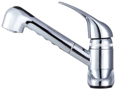 Dura Faucet Non-Metallic Pull-Out RV Kitchen Faucet - Chrome