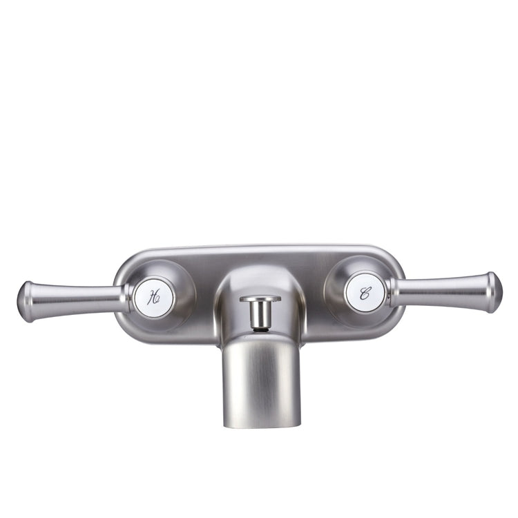 Dura Faucet Designer RV Tub and Shower Diverter Faucet - Satin Nickel