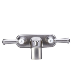 Dura Faucet Designer RV Tub and Shower Diverter Faucet - Satin Nickel
