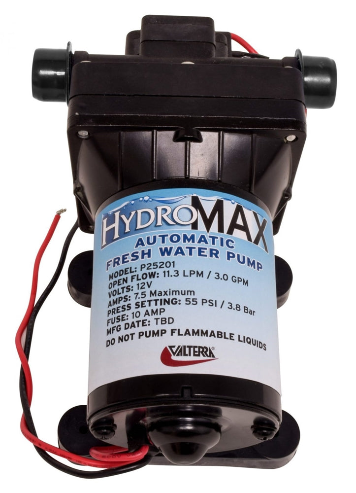 Valterra P25201 HydroMax Automatic RV Freshwater Pump - 3.0 GPM