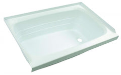 Lippert 209658 Kinro ABS RV Full Tub - 24" x 36", Right Hand, White