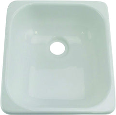 Lippert 209630 Kinro Acrylic Single Sink - White