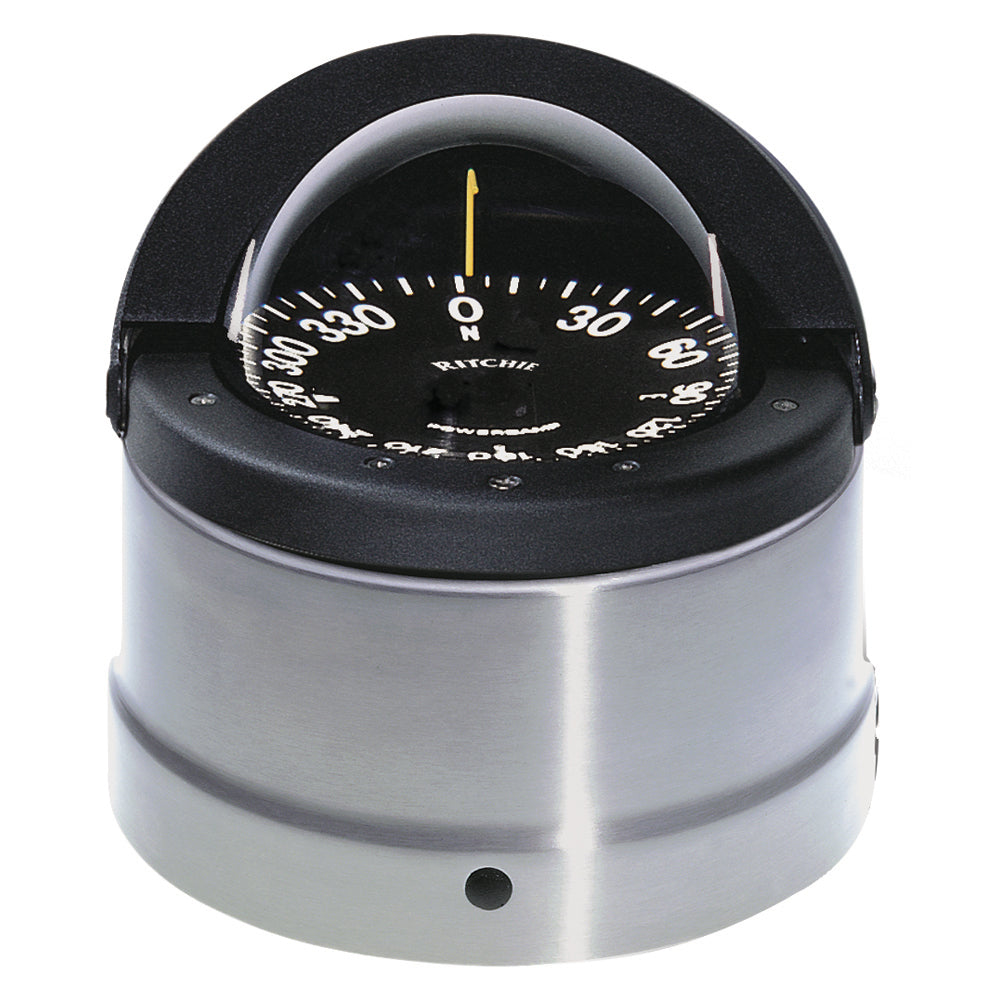 Ritchie DNP-200 Navigator Compass - Binnacle Mount - Polished Stainless Steel/Black