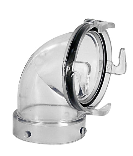 Valterra T1023 ClearView Hose Adapter - 90Â°