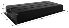Icon 12378 Holding Tank with Center End Drain HT176BED - 58" x 28" x 8.5", 43 Gallon