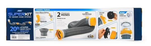 Camco 39659 Super Kit RV Sewer Hose Kit - 20'
