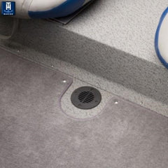 T-H Marine FD-4-DP Floor Drain And Vent Cover - Black, 4"