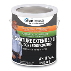 Dicor RP-SELRC-1 EPDM Rubber Roof Signature Extended Life Silicone Coating Part 2 - 1 Gallon, White