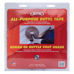 Alpha Systems 862405 All-Purpose Butyl Tape Q130 1/8" x 3/4" x 35'