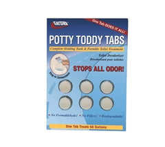 Valterra Q5000VP Potty Toddy Tabs - 6/Card