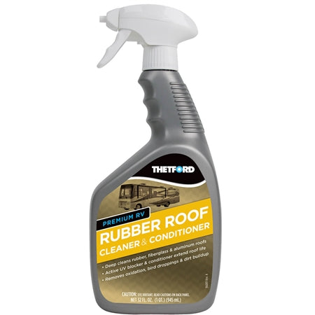 Thetford 32512 Premium RV Rubber Roof Cleaner and Conditioner - 32 oz.