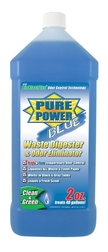 Valterra V23003 Pure Power Blue Waste Digester and Odor Eliminator - 64 oz.