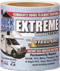 Cofair Products UBE406 Quick Roof Extreme With Steel-Loc Adhesive - 4" x 6', White