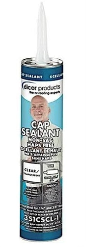 Dicor 351CSCL-1 Clear Cap Sealant - 10 Oz Tube