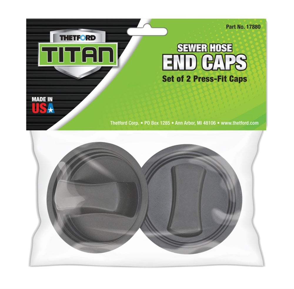 Thetford 17880 Titan Press-Fit Sewer Hose End Cap Set