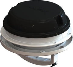 MAXXAIR 00-03812B MaxxFan Dome with 12V Fan, 6" Diameter - Black