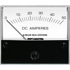 Blue Sea 8022 DC Analog Ammeter - 2-3/4 Face, 0-50 AMP DC