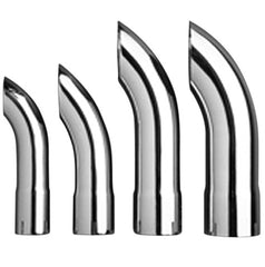 AP Products CTD-1500 US Gear Chrome Exhaust Turndown - 1-1/2" x 10"