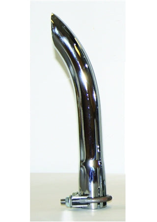 AP Products CTD-2000 US Gear Chrome Exhaust Turndown - 2" x 10"