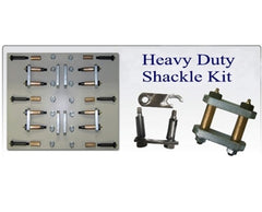 MORryde UO12-029 Heavy-Duty Shackle Kit with OEM Correct Track Hanger - SRE4000, CRE3000, Stock with 2-1/4" Shackles, Tandem