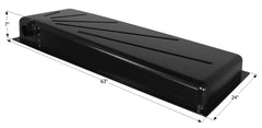 Icon 12370 Holding Tank with Right Side Drain HT292SD  - 63" x 24" x 7", 28 Gallon