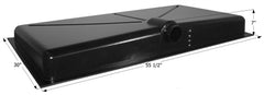 Garelick 12380 Premium Folding Pontoon Transom Boarding Ladder