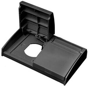 RV Designer S904 AC Weatherproof Dual Snap Cover-Plate Only - Black