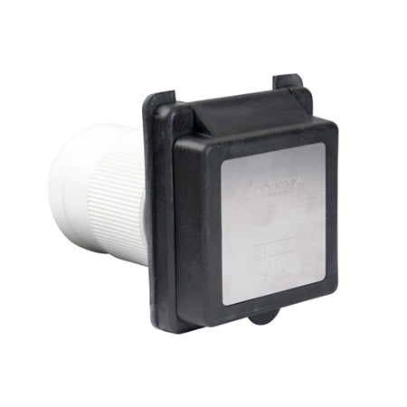 ParkPower 6353ELRV.BLK Standard RV Square Inlet - 50 Amp, Black (125/250V)